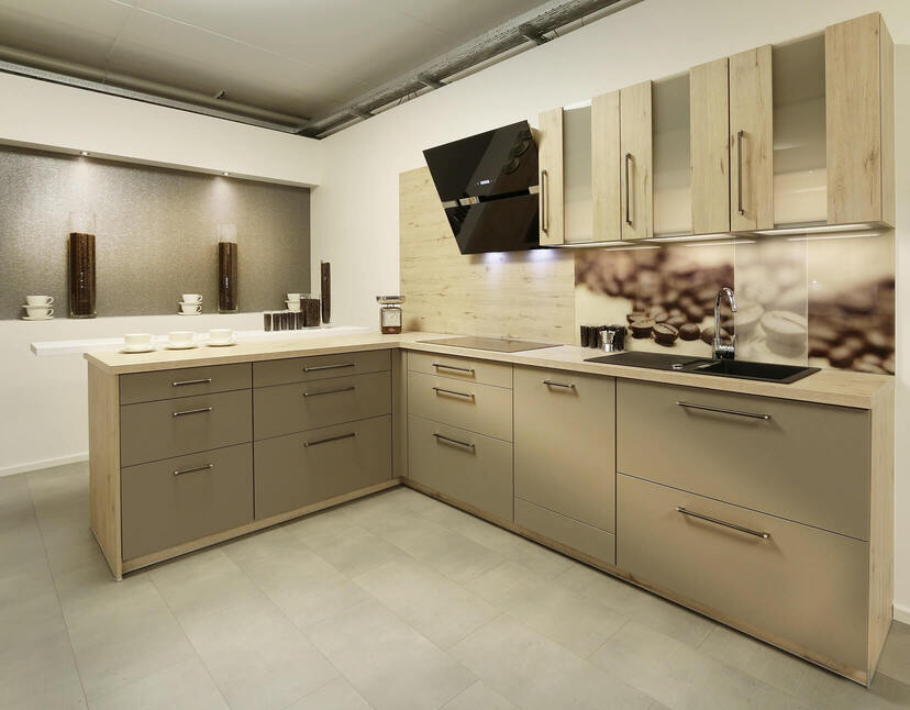 jolie cuisine en l grise